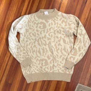 Leopard Print Sweater Size S
